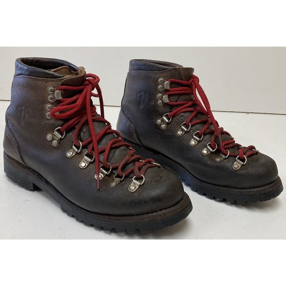 Vtg Vasque Sundowner Skywalk Hiking Boots Sz 7 Brown Outdoor Waterproof